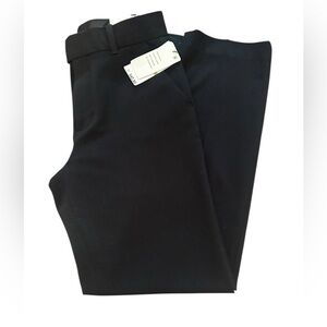 NWT Calvin Klein Flat Front Dress Pants - Boys Size 14 Reg Black Slim Fit